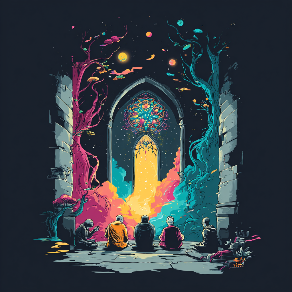 Temple of code — meditative portal