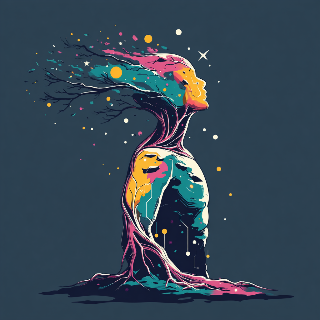 Spiritual technology illustration